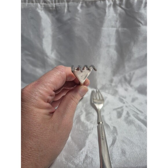 Vintage RUDISILL BROS. 12 DWT., Silverplate Set OF 3 Forks RARE - Picture 8 of 11